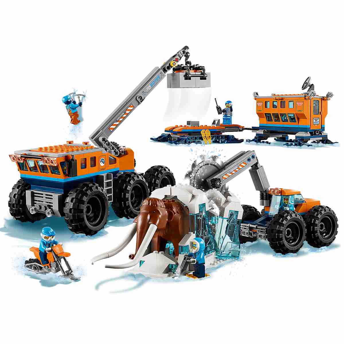 Купить Конструктор LEGO City 60195 Передвижная арктическая база