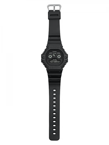 Часы CASIO G-SHOCK DW-5900BB-1ER характеризуется минималистическим дизайном в концепте черного цвета.
