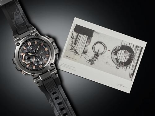 Дизайн часов G-SHOCK MTG-B1000TJ-1AER в концепции тайцзи означает - все природные явления и законы в мире меняются.